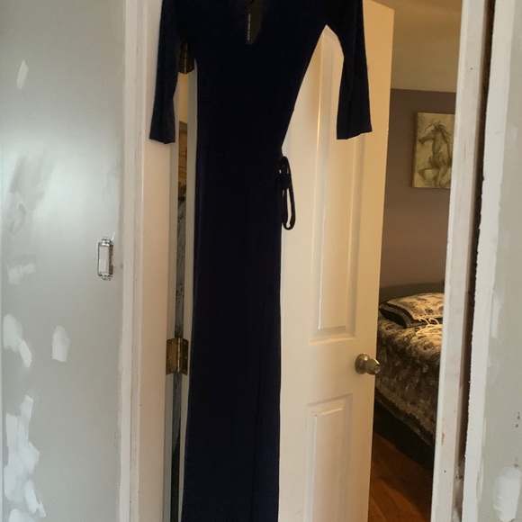 Navy/Royal Blue Stunning Long Dress - Picture 3 of 3